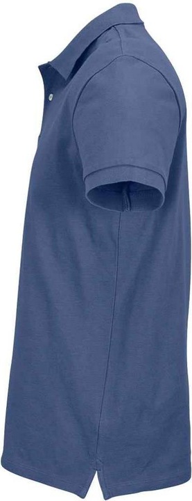 Actual product image Sols Unisex Adult Pacific Pique Twin Needle Stitch Polo Shirt (L)
