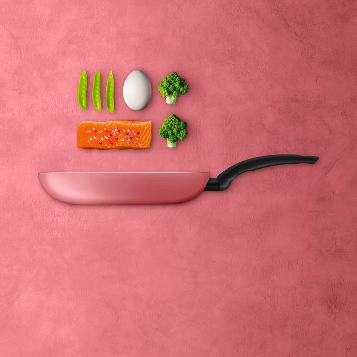 Actual product image Silit Antihaft Pfanne Bratpfanne 28cm Belluna Aluminium beschichtet rot (Frying pan, Aluminium, 28 x 48 cm)