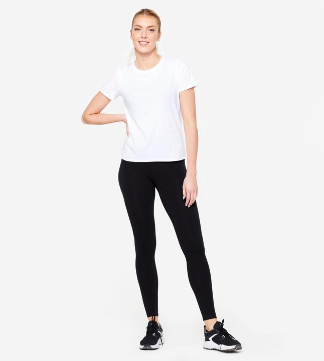 Produktbild Domyos Kurzarmshirt Damen Regular Fit Baumwolle (M)