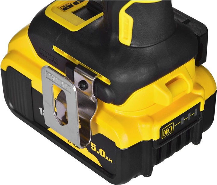 Productafbeelding DeWalt DCK266PT2-QW 18V Combi-set met 5,0 Ah batterijen en lader T-STAK-Box (Oplaadbare batterij)
