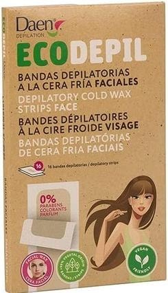 Image du produit Daen Bandes d'épilation du visage à la cire froide bio (1 x, 20 g)