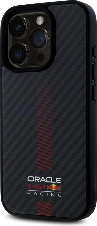 Produktbild Red Bull RBHMP15L24CFGSMK iPhone 15 Pro 6.1" hardcase black Carbon Fiber Power Bar MagSafe (Apple iPhone 15 Pro)