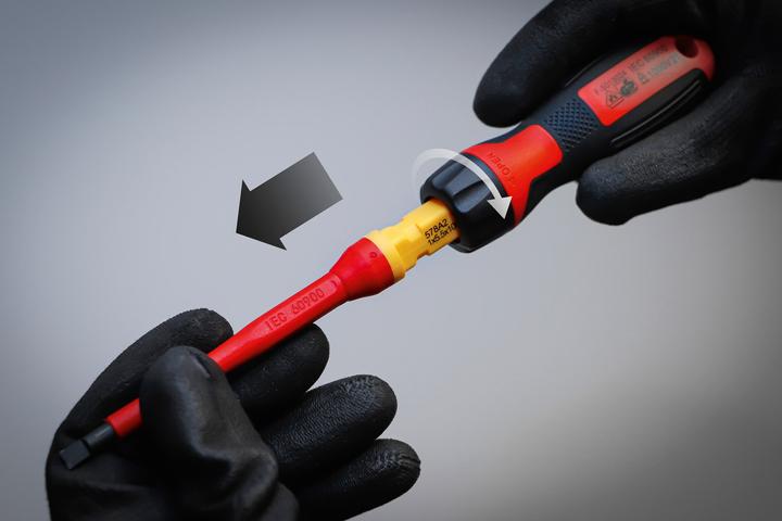 Image du produit BGS Jeu de tournevis VDE avec lames de réserve 8 pièces (Escale)