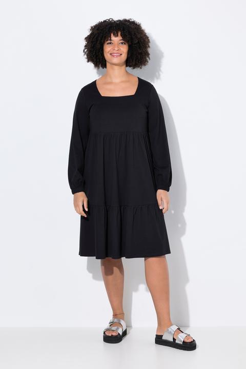 Produktbild Angel of Style Jerseykleid, A-Linie, Saum-Volant (48)