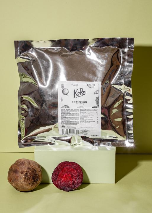 Image du produit KoRo Chips de betteraves rouges séchées bio (200 g)