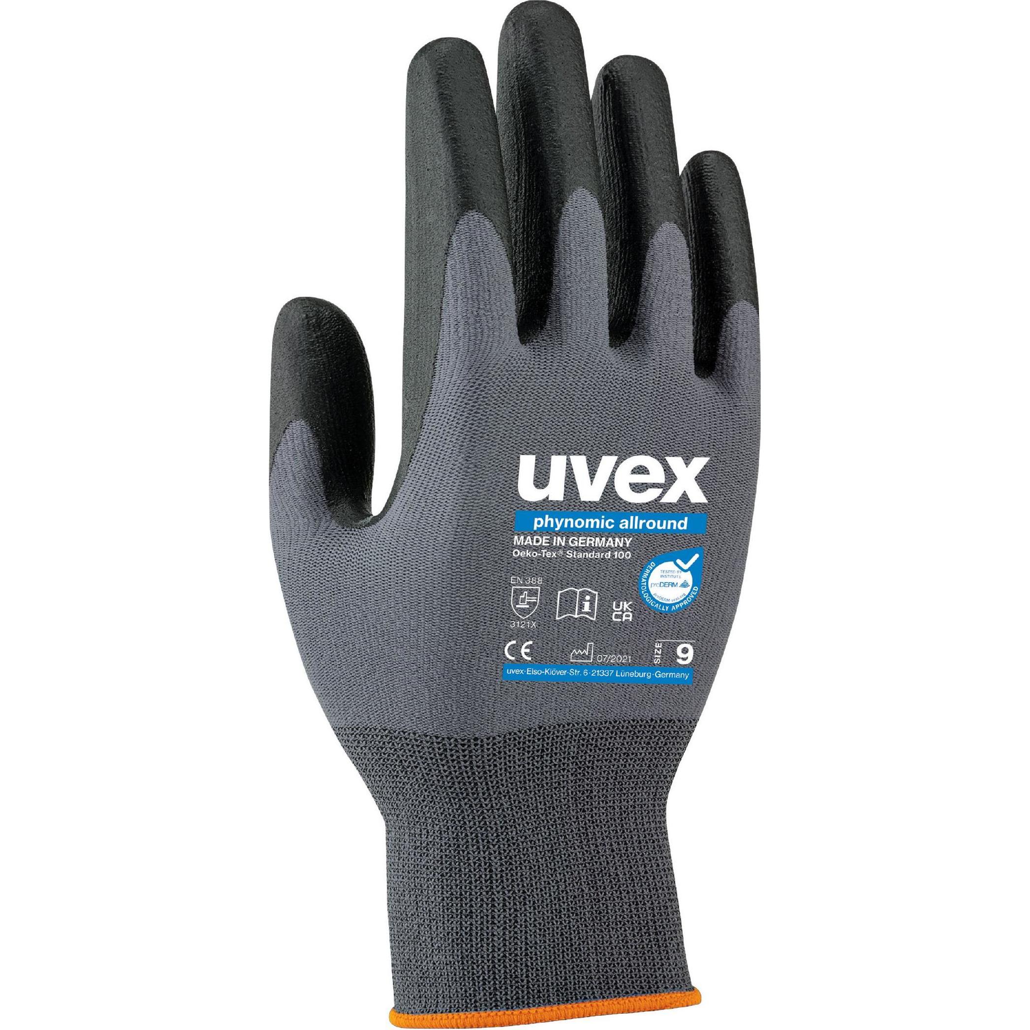 Uvex Safety, Schutzhandschuhe, Phynomic allround (8, M)