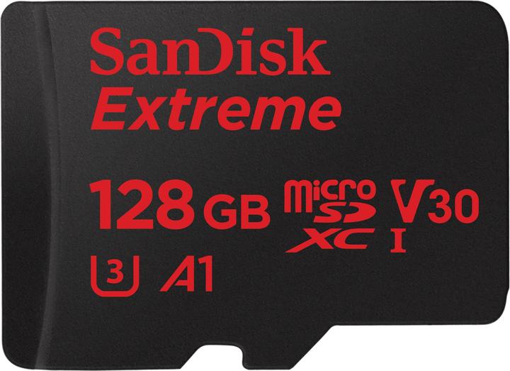 SANDISK Extreme microSD A1 (128 GB, microSDXC, U3, UHS-I)