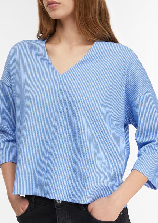 Produktbild Comma Strukturierter Sweatshirt in Bicolor (48)