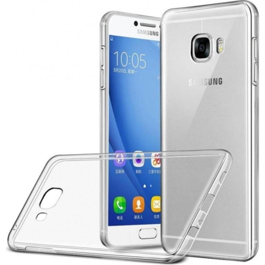 Thumbnail - Screenguard Samsung Galaxy C7 Flexible TPU Clear Case (Samsung Galaxy C7), Smartphone Hülle, Transparent