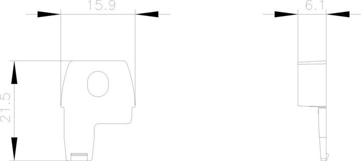 Produktbild Siemens Push-in lugs for wall mounting (10x)