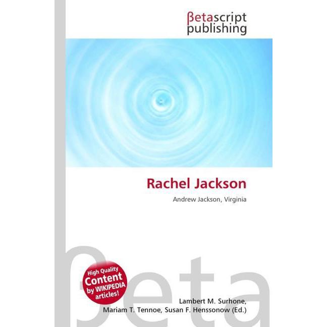 Rachel Jackson, Fachbücher