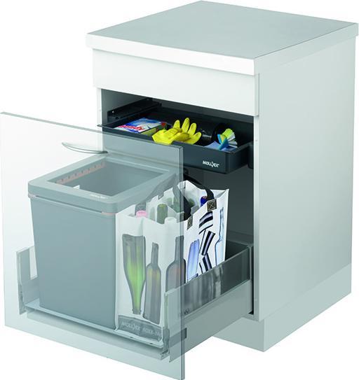 Produktbild Müllex Abfall-Einsatzsystem ZK-BOXX55/60 City für BLUM Tandembox