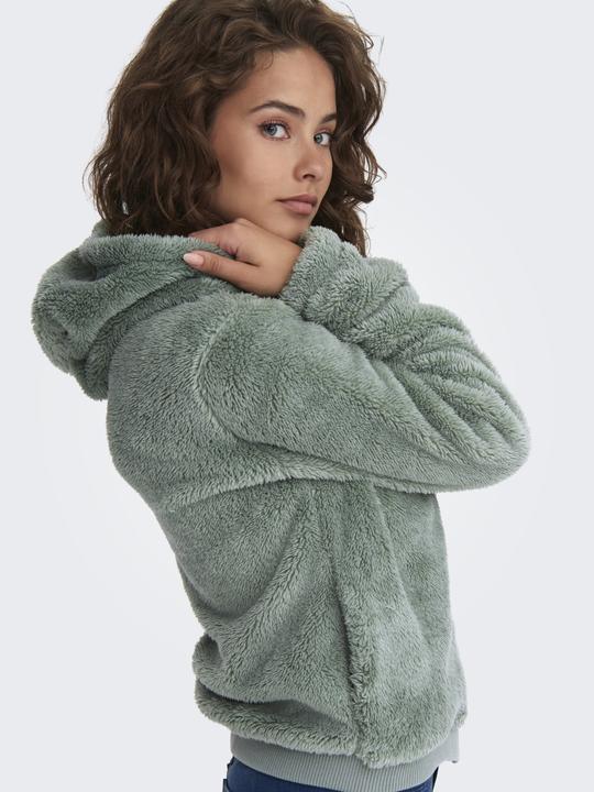 Actual product image Only Hooded jacket Teddy fur jacket (L)