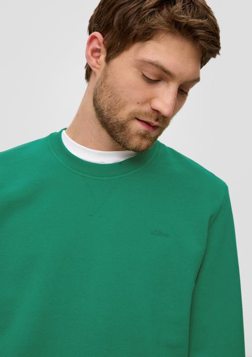 Produktbild s.Oliver Sweatshirt Sweatshirt mit Logo-Detail (L, XL)