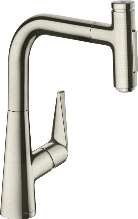 hansgrohe HG ééngreeps wastafelmengkraan 220 TALIS S DN 15 m sBox uittrekbare vuistdouche ES-Op.
