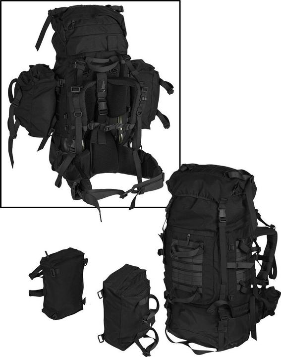 Actual product image Mil-tec Backpack Teesar 100 Ltr Black (100 l)