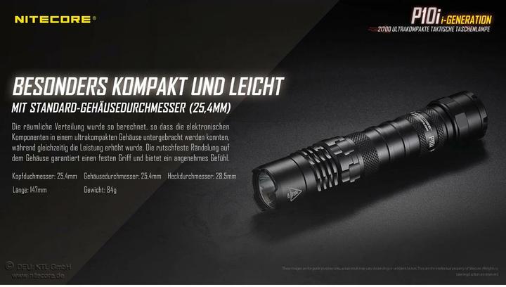 Actual product image Nitecore P10i (14.70 cm, 1800 lm)
