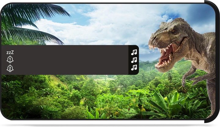 Productafbeelding Bigben Dubbele wekker R16 - Dino