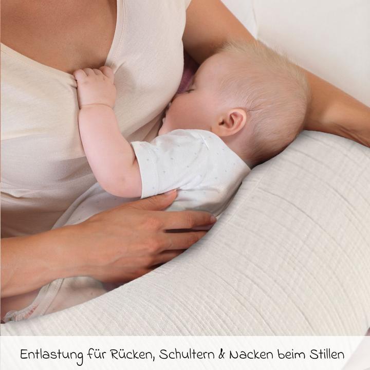 Produktbild Theraline Stillkissen Stillkissen Der Musselinmond - mit feiner (27 cm)