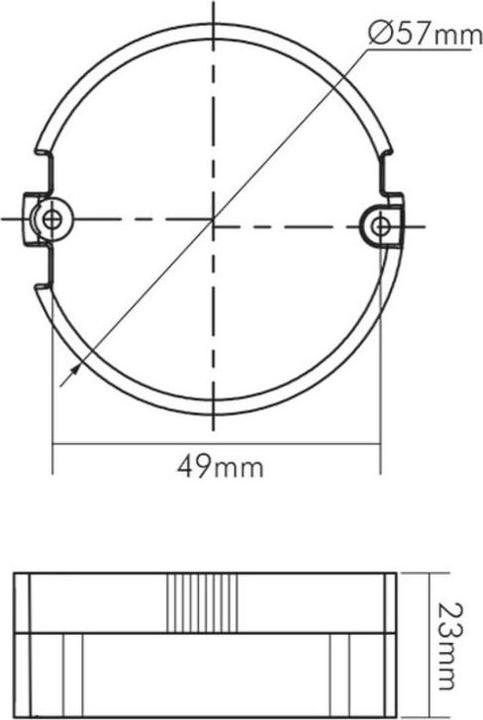 Immagine prodotto Nobile Trasformatore LED 5-8W 0,35A 22V n.dimmb IP20 Kstgeh dyn