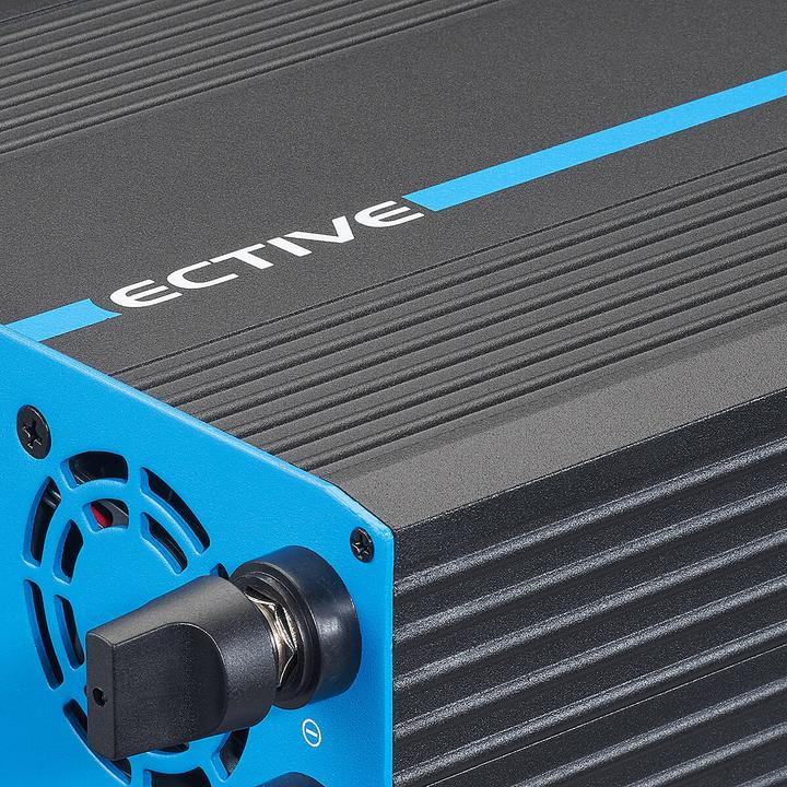 Produktbild Ective CSI 25 Sinus-Wechselrichter 2500W 24V mit Netzvorrangschaltung und Ladegerät (CH-Stecker)