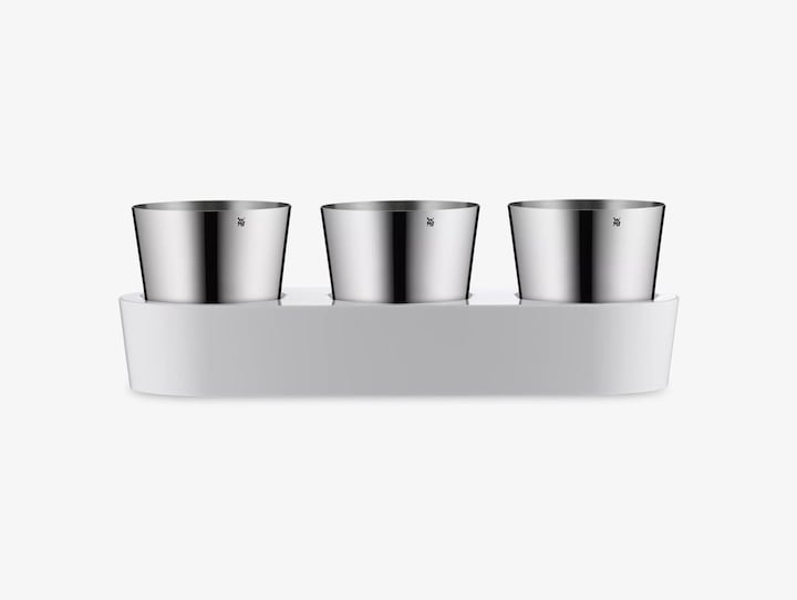 Produktbild WMF Kräutertopf Set 3tlg mit Bewässerungssystem Gourmet Edelstahl Kunststoff (14 cm)