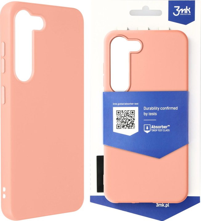 Actual product image 3MK Matt Case Soft Touch Silicone Case Series (Samsung Galaxy S23)