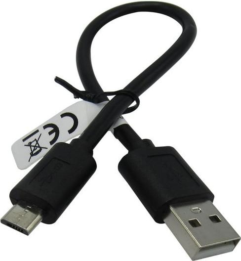 Produktbild RND Electronics USB-OTG-Micro-B auf USB-A-Anschlusskabel 200mm Schwarz (0.18 m, USB 2.0)