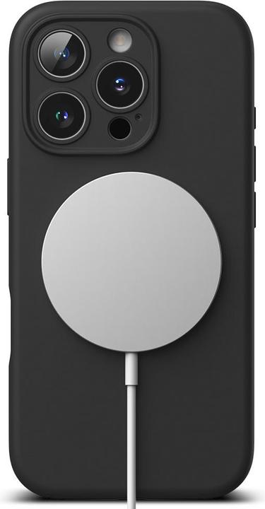 Image du produit Ringke Coque pour iPhone 16 Pro SILICONE MAGNETIQUE NOIR (Apple iPhone 16 Pro)