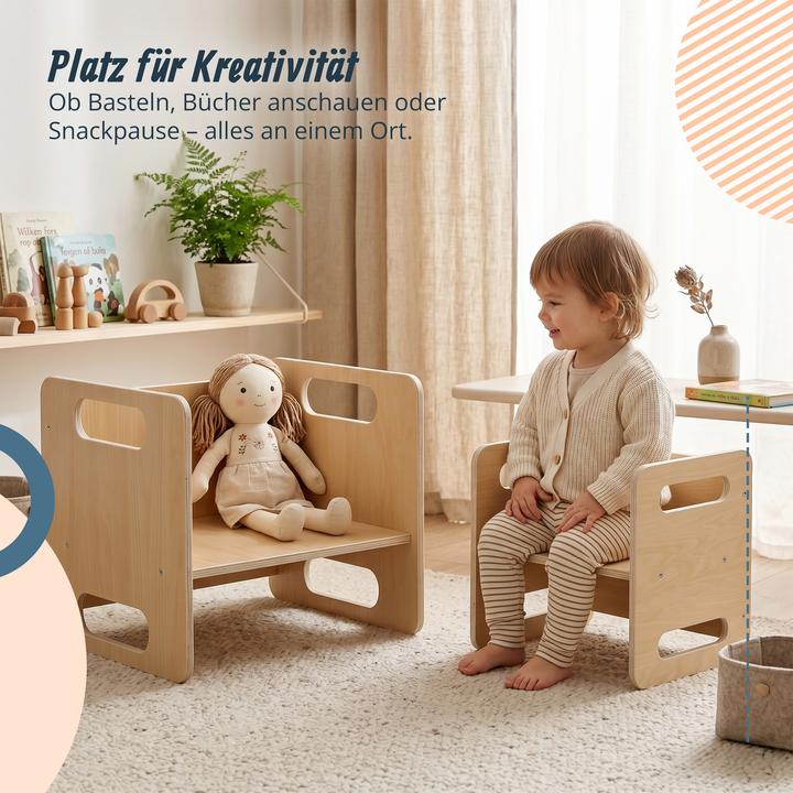 Immagine prodotto Relaxdays Tisch + Hocker (Dinette per bambini)