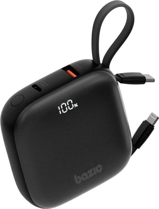 Produktbild Energea PowerBank 4w1 Bazic Fusion 10000mAh PD20W USB-C/Lightning black (10000 mAh, 20 W, 22.50 Wh)