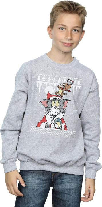 Produktbild Tom & Jerry Christmas Fair Isle Sweatshirt Jungen (152, 158)