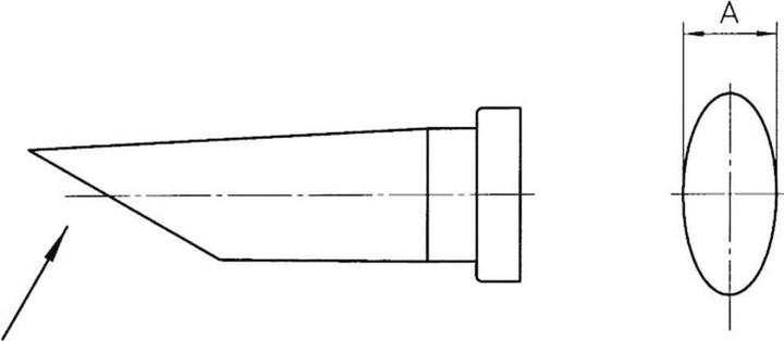 Produktbild Weller Erem Lötspitze LT-BB 2,4mm WSP80/FE75 (Lötspitze)