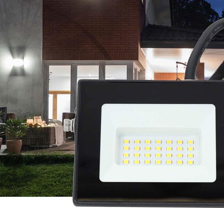Image du produit Nedis Projecteur à LED - 4000 K - flux lumineux nominal : 1620 lm - 20 kWh - IP65-1.00 m - Classe (1620 lm, IP65)