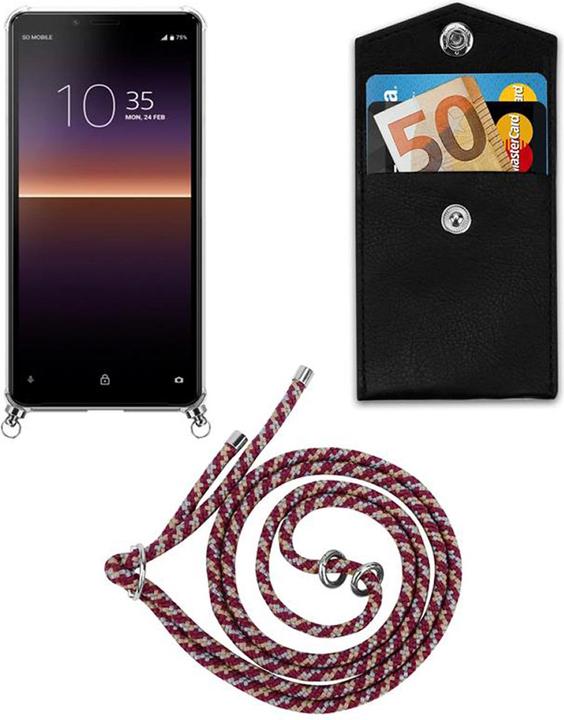 Produktbild Cadorabo TPU Handy Kette SILBER Cover
