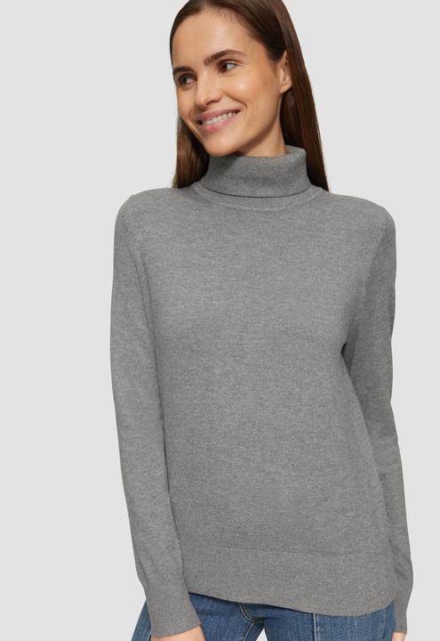 Image du produit S.Oliver Strickpullover Feinstrickpullover mit Rollkragen (36)