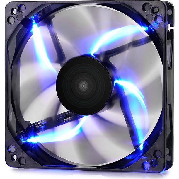 Thumbnail - Deepcool 120 mm case ventilation fan, "Wind Blade 120", transparent, hydro bearing,4 LED's (120 mm, 1 x), PC Lüfter, Sch...