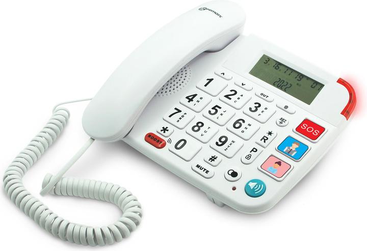 Produktbild Geemarc DALLAS 20 Grosstastentelefon weiss