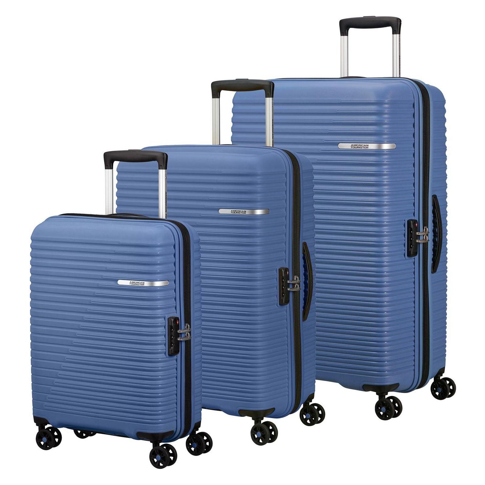 American Tourister, Koffer, Liftoff 3 Pc Set D, Blau, (208 l)