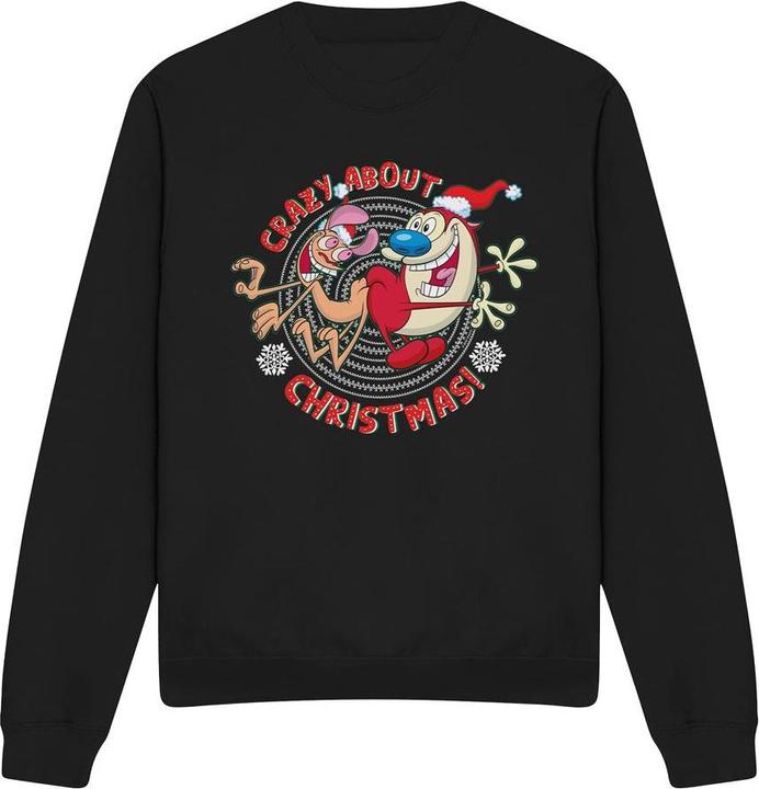 Produktbild Ren & Stimpy Crazy About Christmas Sweatshirt (XL)