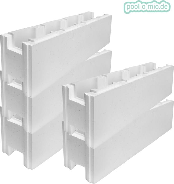 Produktbild Poolomio Styroporpool Bausatz - 600 x 300 x 150 cm