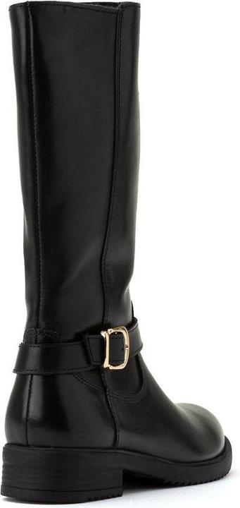 Actual product image La Redoute Collections Leather Riding Boots with Zipper (36)