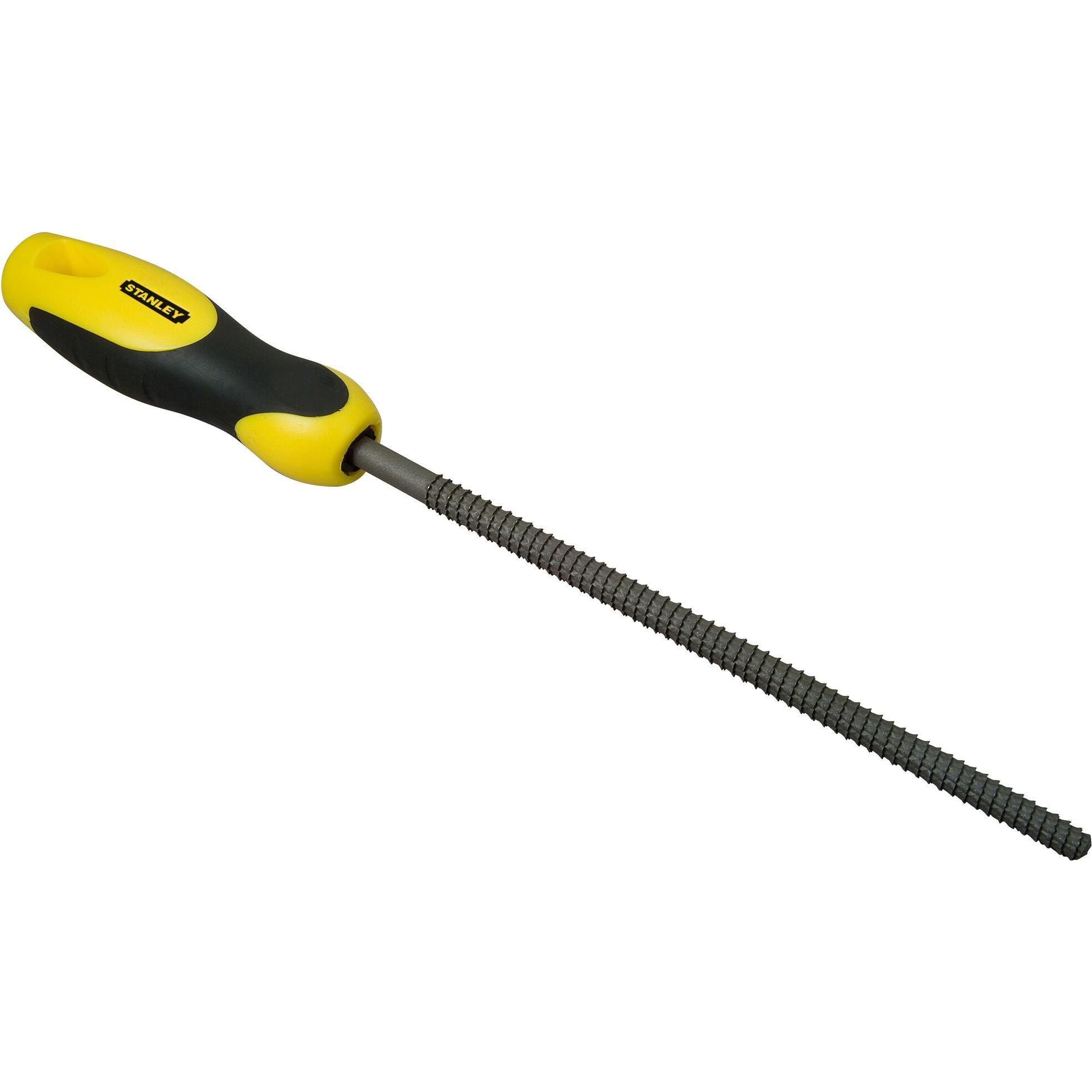 Stanley, Raspel + Feile, Rundraspel mit Heft, Hieb 1, 200 mm (Hieb 1, 370 mm)