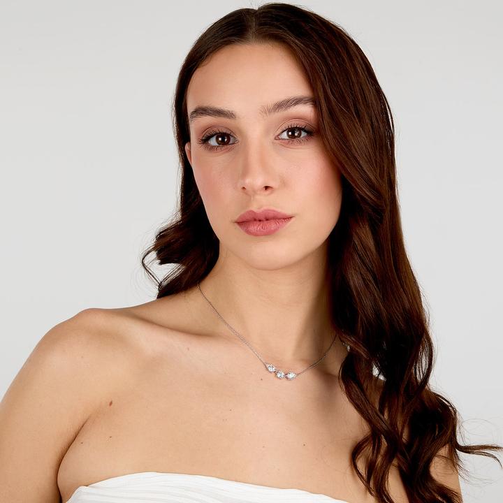 Immagine prodotto Morellato - Luxury silver necklace with cubic zirconia Tesori SAIW296 (Argento 925)