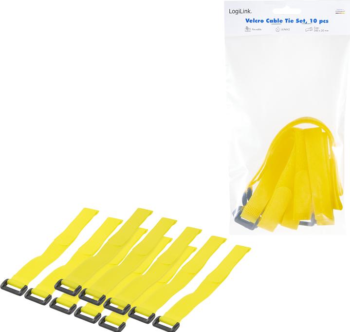 Actual product image LogiLink Cable tie (Plastic cable ties, 300 mm, 10 pcs.)