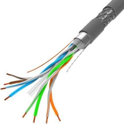 Actual product image Lanberg LCS6-11CU-0305-S SFTP stranded cable CU, cat. 6, 305m, pilka (S/FTP, CAT6, 305 m)