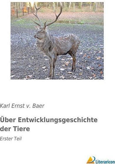 Produktbild Über Entwicklungsgeschichte der Tiere (Deutsch, Karl Ernst von Baer, 2015)