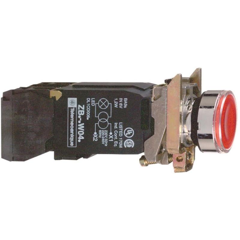 Thumbnail - Schneider Electric Leuchtdrucktaster, Taster + Schalter, Rot