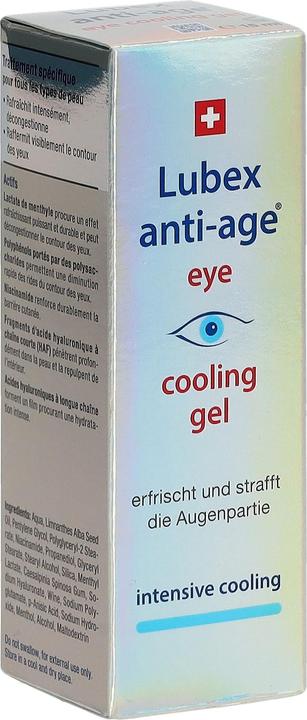 Image du produit Lubex anti-age eye cooling gel (Gel pour le soin des yeux, 15 ml, Jour + nuit)