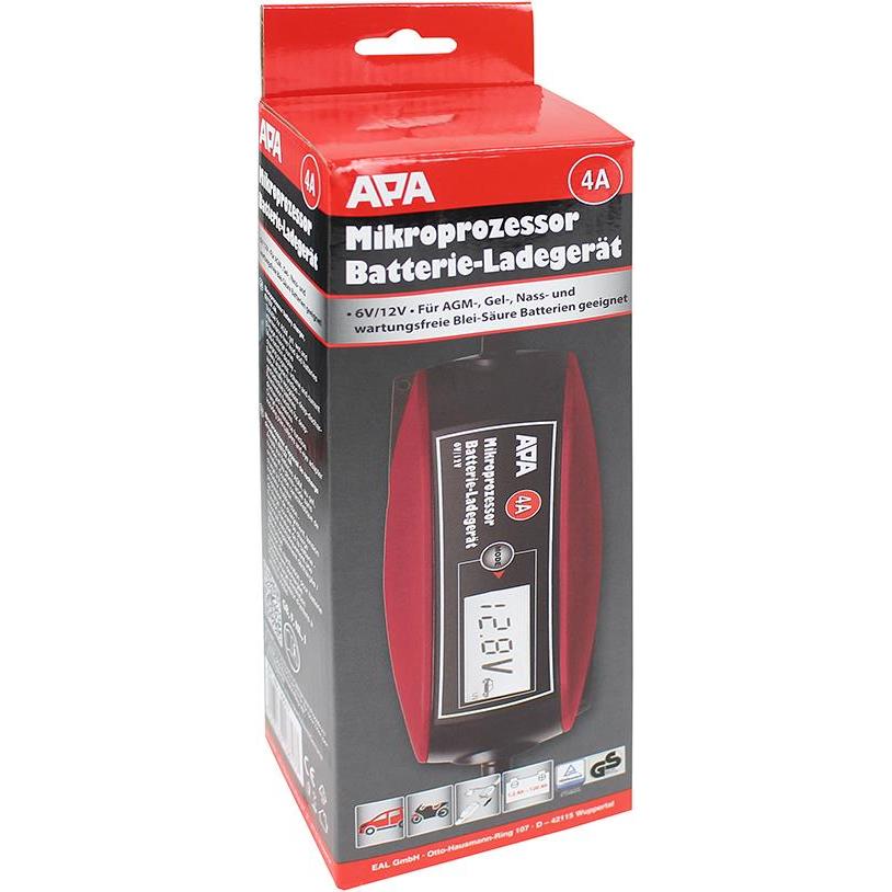 Thumbnail - APA, Batterieladegerät, Mikroprozessor Batterie (6V, 12V, 4 A)